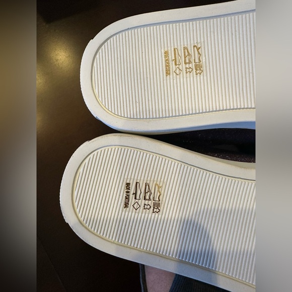 NWOB Zadig & Voltaire LA FLASH SPARKLE Sz 38 Gold Multicolor Lowtops - Picture 13 of 13